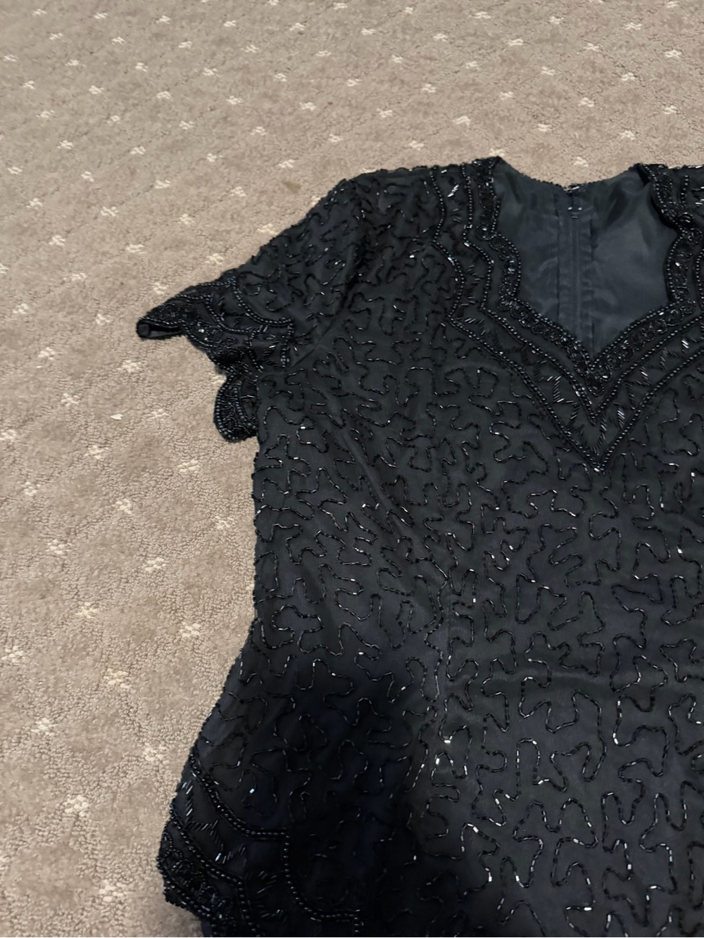 1980’s Beaded Blouse - Picture 5 of 5